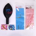 thumbnail image 2 of Fmbmuo Black Plastic 1 pcs Gender Reveal Balloons Decorations 36 Inch Confetti Filled , Balloon Kits Break to Reveal Pink or Blue, 2 of 2