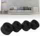 thumbnail image 4 of Uds patas redondas de sofá negro M8 tornillo altura pies almohadilla gabinete muebles accesorios 35mm, 4 of 5