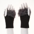 thumbnail image 3 of Arm Medio Guantes cálidos sin s  Gris Colco Guantes sin dedos para mujeres, 3 of 8