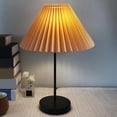 thumbnail image 3 of STARTIST Table Lamp Shade Standing Lamps Cover Creative Pleated Lampshade for Hotel Khaki, 3 of 8