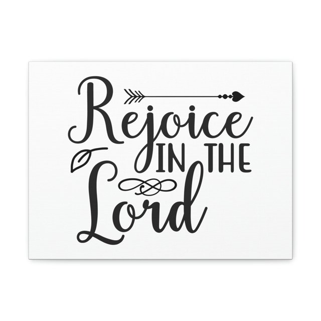 Scripture Walls Rejoice In The World Romans 12:12 Christian Wall Art Print Ready to Hang Unframed