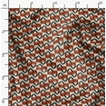 thumbnail image 2 of Soimoi Pure Silk Red Fabric By the Yard - 42 Inch Wide -Geometric Material - Artistic and Modern Patterns for Various Uses Printed Fabric, 2 of 6