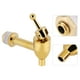 thumbnail image 2 of Llave dispensadora de cobre para líquidos, dispensador de agua de reemplazo para barril de vino, Cerveza, Dispensador de bebidas, Repuesto Spigot, Golden(1.2cm), 1 Unbranded JYA03944-02, 2 of 6