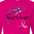 thumbnail image 4 of Inktastic Breast Cancer Survivor-butterfly Ribbon Long Sleeve T-Shirt, 4 of 5
