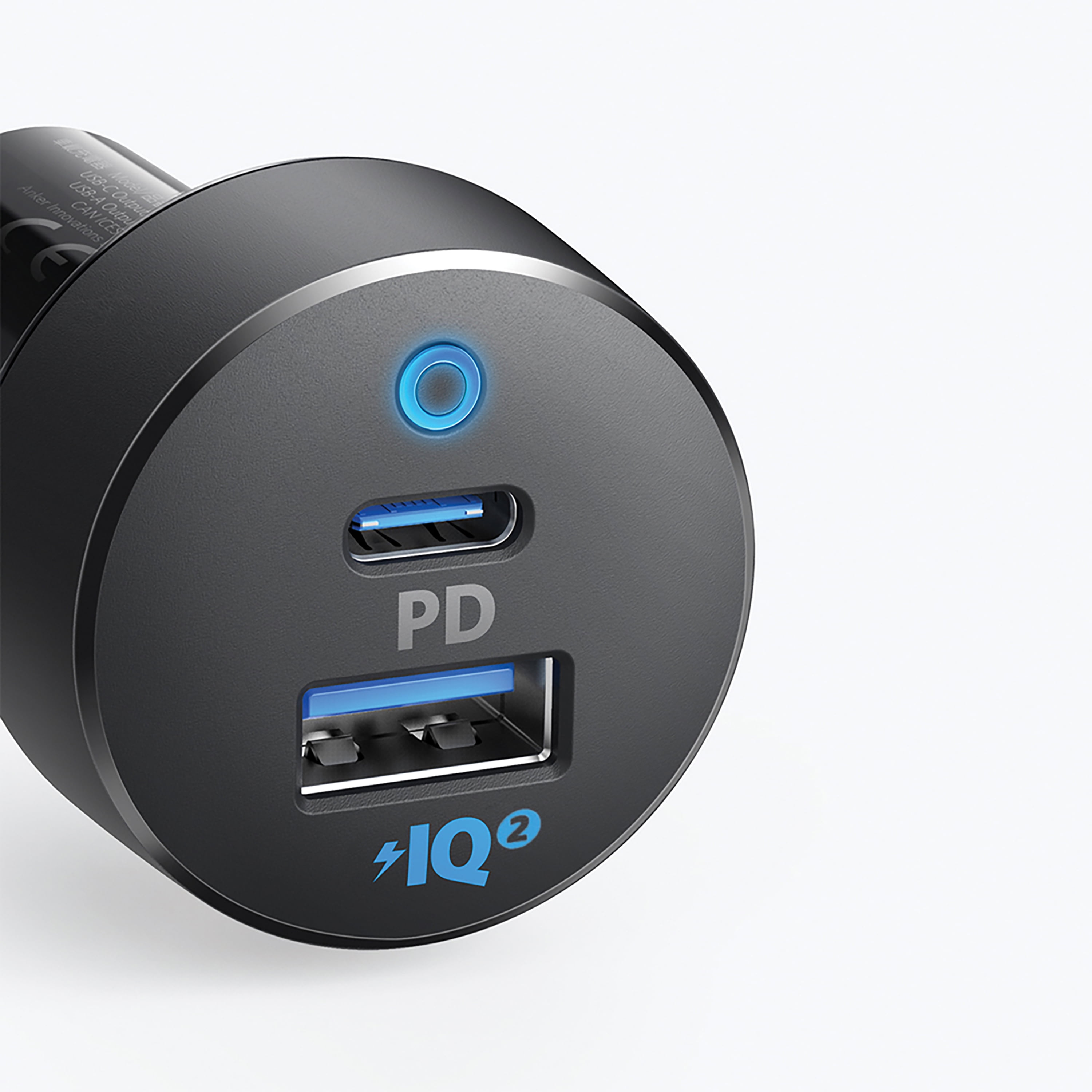 Anker Car Charger USB C, 35W 2-Port Compact Type C Car Charger with 20W Power Delivery and 15W PowerIQ 2.0, PowerDrive PD 2 Car Charger for iPhone 12 / 11 / X /8, Pixel 3/2/XL and More