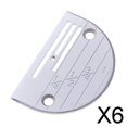 thumbnail image 1 of Placa de agujas Soledad Licencia de Ajustador de Garganta para Máquina de Coser Industrial Plana 6 piezas, 1 of 10