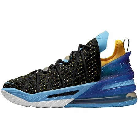 

Nike Mens Lebron XVIII Black/University Gold-Coast CQ9283 006 -