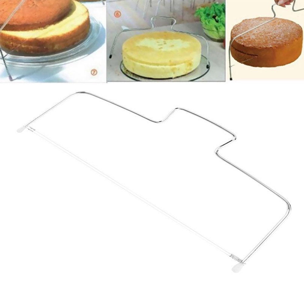 UK Adjustable Wire Cake Slicer Cutter Leveller Decorating Bread Wire Decor Tool