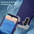 thumbnail image 4 of JTCASES for Samsung GalaXxy A15 Case, Drop Resistant Corners, Wireless Charging, Heavy Duty Shockproof Hybrid Hard PC Bumper, Camera Protection, Skin-feel Anti-scratch Tough Cover, Darkblue, 4 of 7