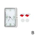 thumbnail image 1 of Car Clock Automobile Internal Stick-on Mini Digital Fashion Watch Quartz Clock Watch Car Ornaments Accessories, 1 of 1