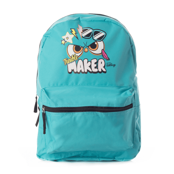 Mochila Escolar Nieva Angry Birds ATMPACKS Amplia Turquesa 1096