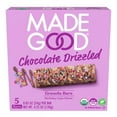 (4 pack) MadeGood Chocolate Drizzle Birthday Cake Granola Bars, 5