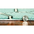 thumbnail image 2 of 7'x10' Spa Green Hand Hooked UV Treated Trellis Indoor Outdoor Area Rug, 2 of 6