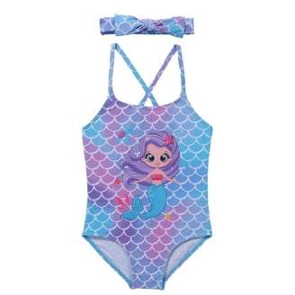 Baozhu Toddler Girls' Rash Guard One Piece Bathing Suit, Long