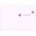 thumbnail image 2 of Pictura Bright, Shimmering, Floral Text on White Get Well Card, 2 of 2