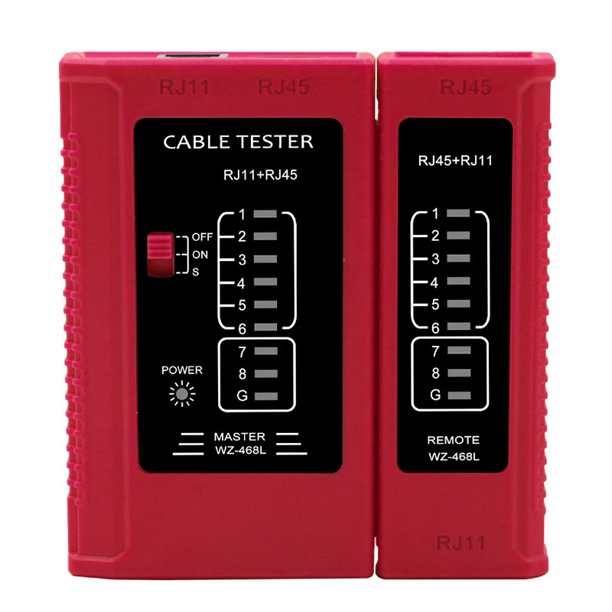 Networks Cable Tester Test Tool RJ45 RJ11 LAN Wire Multifunction