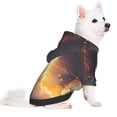 thumbnail image 5 of Cauagu Starry Sky Constellation Cat Pattern Winter Pet Hoodie Sweatshirts- Dog Hoodie Sweater with Leash Hole - Cute Dog Hoodie - Pet Clothes Puppy Cat Custume -X-Small, 5 of 8