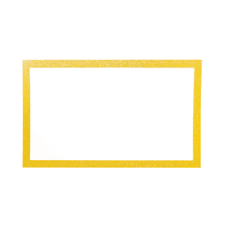 Artskills® Glitter-Framed Poster Board, 13" x 22", Gold/White