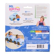 Ms. Rachel 1-2-3 Roll! Vehicle with Click-in Figure & Pull Back Action