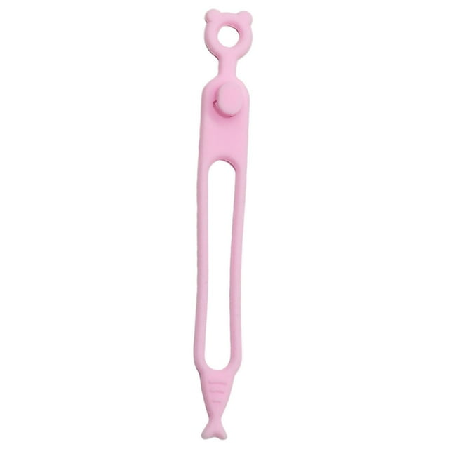 Popular Home Essentials, Silicone Zip Tie Colored Strap Elastic Elastic Rubber Organizer for Home Storage