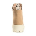 thumbnail image 4 of Journee Womens Jeeva Inside Zip Block Heel Booties, 4 of 10