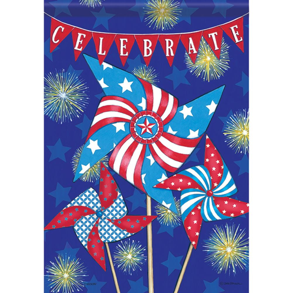 Carson House Flag - Pinwheel Party - Walmart.com - Walmart.com