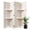 White, variant on Room Divider with Shelves Folding Privacy Screen, Freestanding Wood Partition Wall for Home Office Bedroom No Assembly Required, White