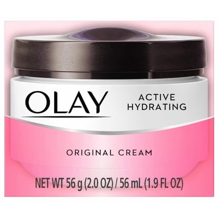Olay Active Hydrating Face Cream for Women, Original (Pack of 10)
