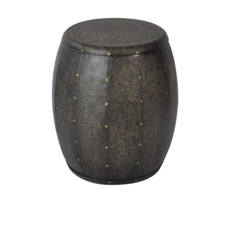 - Madison Park Cirque Metal Accent Drum Table In Bronze