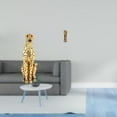 thumbnail image 2 of Figura de reloj, escultura de animal, centro de mesa, reloj de pie en miniatura vintage, modelo para sala de estar, oficina, decoración del hogar, ado, 2 of 8