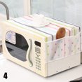 thumbnail image 2 of ziyahi Microwave Oven Cover Shell Kitchen Oil Dust Waterproof Double Pockets Oven Dust Cover Home Decoration, 2 of 4