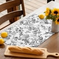 thumbnail image 3 of Placemats Set of 6, Gray Floral Place Mats Watercolor Wildflowers Tablemats Washable Placemat Table Decoration for Kitchen Table Dinner Party Home Decor Indoor Outdoor 13x19 Inch, 3 of 9