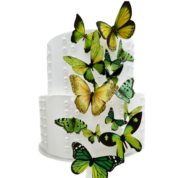 Sugar Robot Inc. Edible Butterflies for Cake Decorating - Assorted Sizes