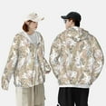 thumbnail image 6 of Fotbe Retro Bunny Flower Men's Women's UPF 50+ Sun Protection Jacket Hooded Cooling Shirt with Pockets Hiking Outdoor Performance-Small, 6 of 9