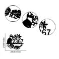 thumbnail image 5 of Customizable Squirrel House Number Outdoor Sign, Modern Door Address Plate Plaque, Office Hotel Home Room Number Name Signage, 5 of 6