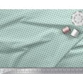 thumbnail image 3 of Soimoi Green Heavy Canvas Fabric Geometrical Star Geometric Printed Fabric 1 Yard 58 Inch Wide, 3 of 3