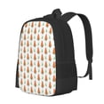 thumbnail image 2 of Vsdgher Cute Carrot Print Print Backpack for Women Men School Bookbag with Laptop Compartment for College Work Travel, Simple Fashion Casual Daypack, Fit 15" Laptop, 2 of 8