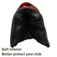 thumbnail image 4 of Golf Club Head Cover | Leather Golf Club Putte Headcover , Waterproof Golf Club Head Cover Set Driver Headcovers for Golf Clubs Men Women Red Intertwine Design, 4 of 5