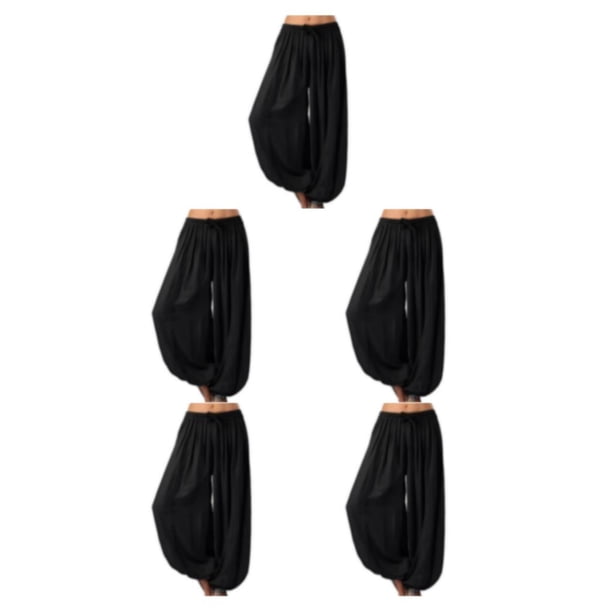 Minnieouse Pantalones de pierna ancha Pantalones deportivos casuales Gimnasio Jogging Dance Pantalones de chándal Señoras Niñas Ropa de playa Type2 NO2