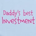 thumbnail image 2 of CafePress - Daddys Best Investment Body Suit - Baby Light Bodysuit, Size Newborn - 24 Months, 2 of 4