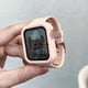 thumbnail image 2 of Sport Clear Band + Funda Para Apple Watch Ultra 8 7 6 SE 5 4 3 2 1 Correa De Silicona Transparente Para iwatch Series 49mm 45mm 44mm 42mm 41mm 40mm 38mm Frosted Glacier Reemplazo De, 2 of 4