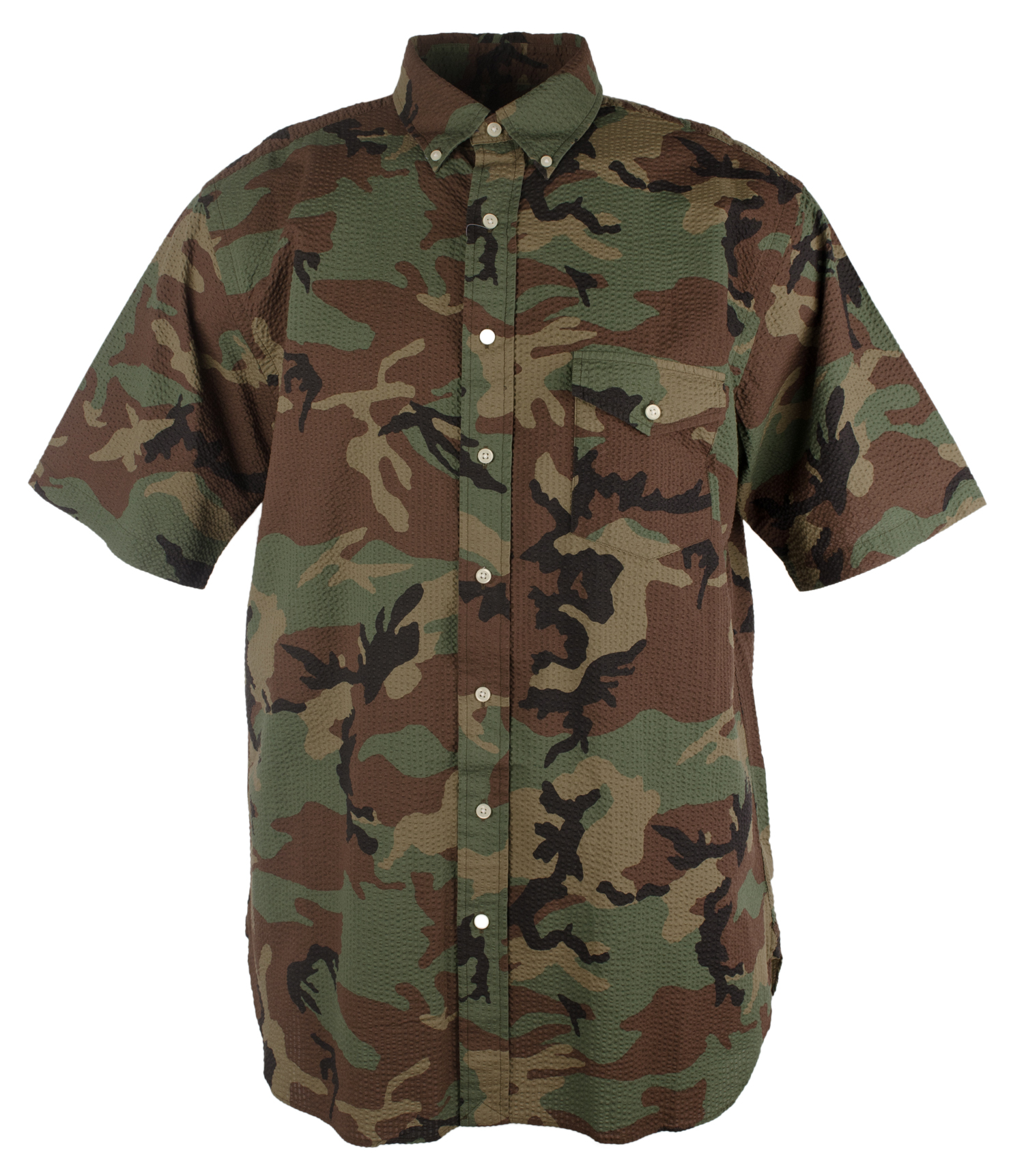 camo seersucker shirt