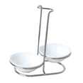 thumbnail image 6 of Upright Spoon Rest Holder Cooking Utensils Stand Tray Double round bowl, 6 of 8