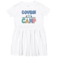 thumbnail image 3 of Inktastic Cousin Camp Summer Grandma Party Girls Toddler Dress, 3 of 5
