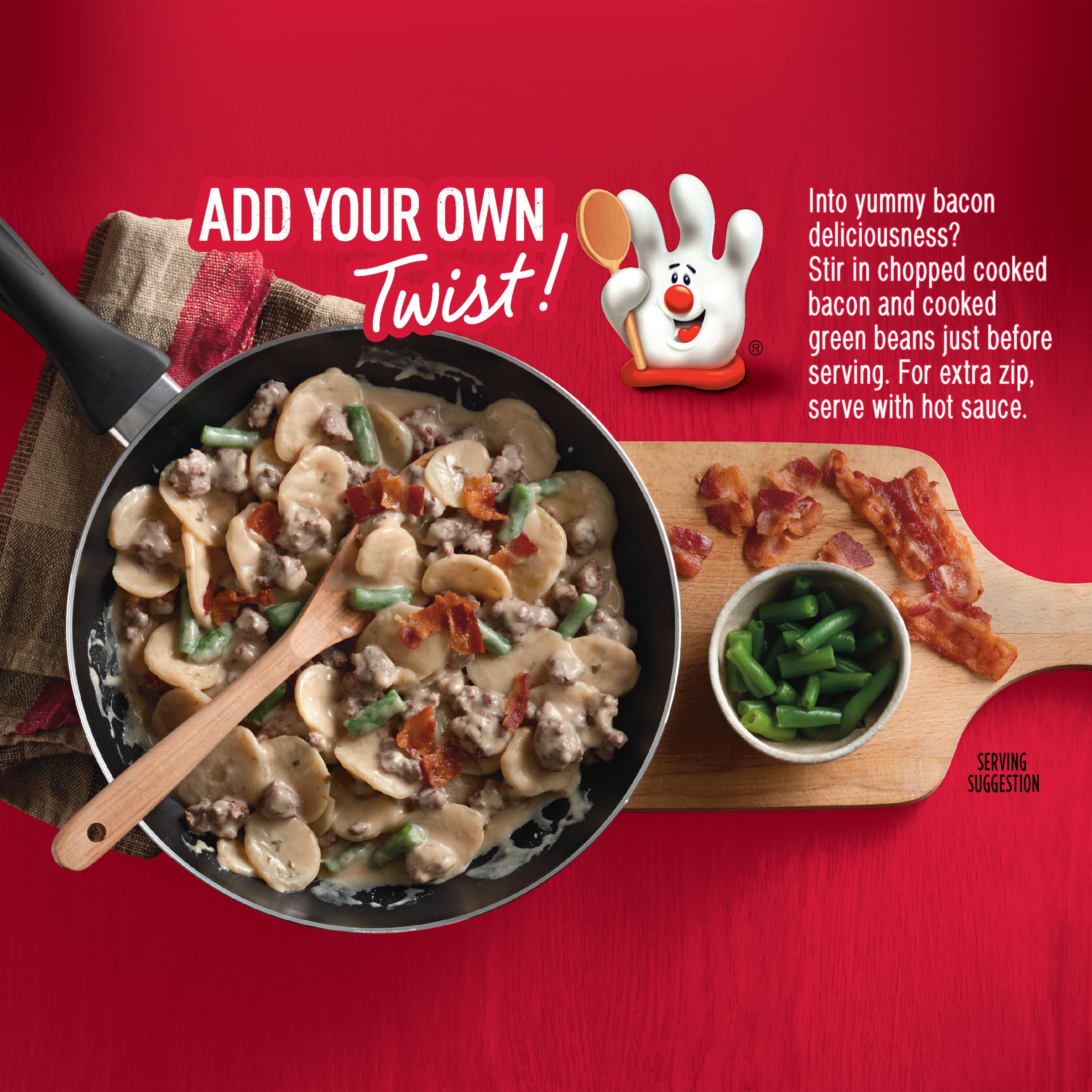 Hamburger Helper Potato Creamy Stroganoff, 5 oz Box (Pack of 6)