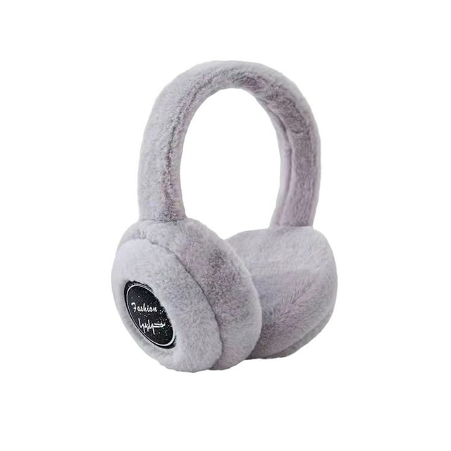 Fasiaou Cache-Oreilles Bluetooth Chauds Multifonctions avec Casque Sans Fil, Réduction du Bruit Pliable pour Musique et Appels, Usage Sportif Intérieur Extérieur, Gris