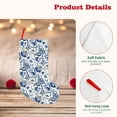 thumbnail image 4 of Sikiie Blue Paisley Christmas Stockings,18 Inches Christmas Stockings Xmas Hanging Stockings for Family Christmas Decorations & Gifts, 4 of 7