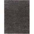 thumbnail image 3 of Hauteloom Faina Machine Washable Solid Shag Rug - Plain Living Room Bedroom Shaggy Area Rug - Fluffy Plush High Pile Carpet - Dark Grey, Gray - 7'10" x 10', 3 of 16