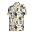 thumbnail image 2 of Balery Hawaiian Style Printed Men’s Short Sleeve Polo Shirt, Midweight Men's Shirt,Golf Polo shirts -Medium, 2 of 9