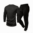 thumbnail image 4 of Dresfit Track Suits Men Crewneck Long Sleeve Shirts & Pants Summer 2026 Big and Tall Athletic 2 Piece Sets Graphic Loose Lightweight Tracksuit M, 4 of 4